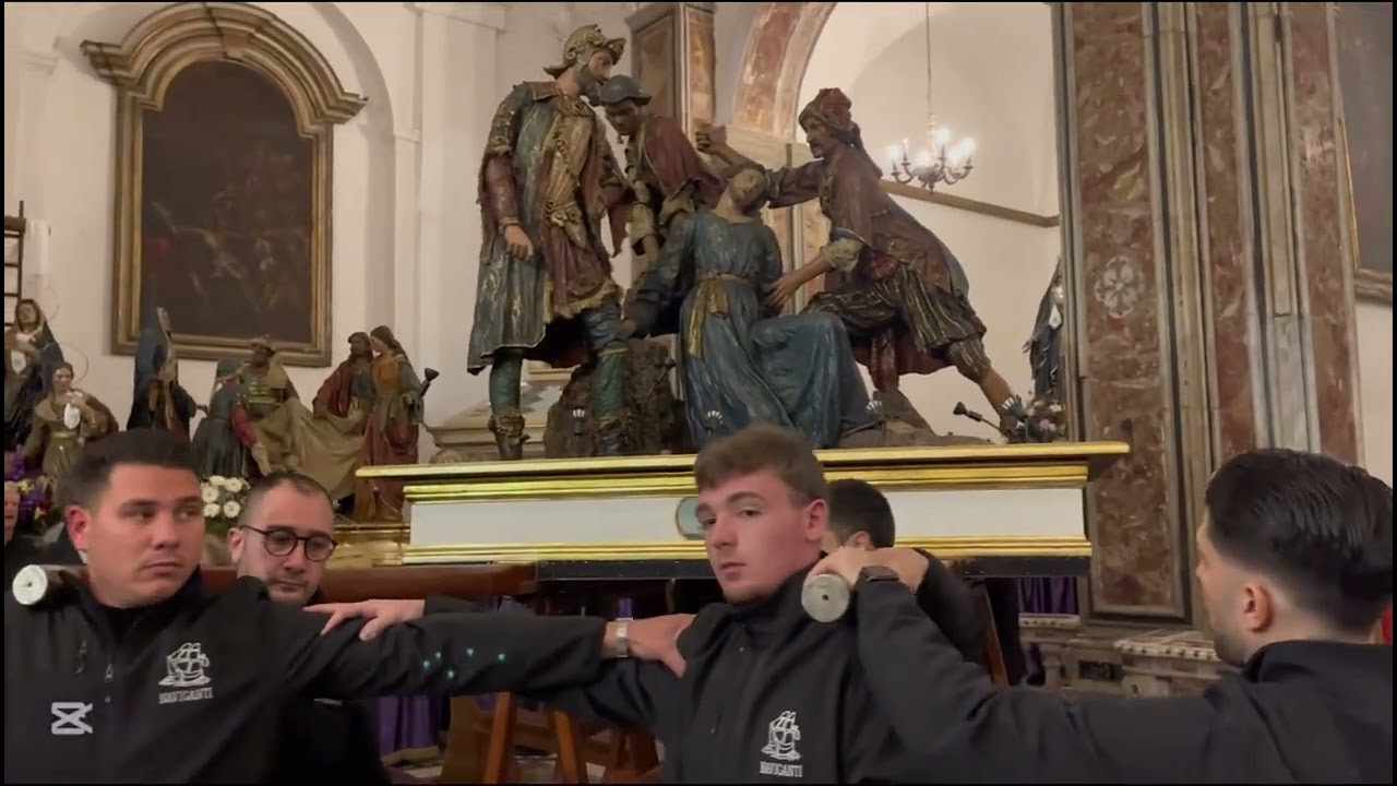 Spostamenti Per le Scinnute dei Gruppi Sagri dei Misteri di Trapani 2025