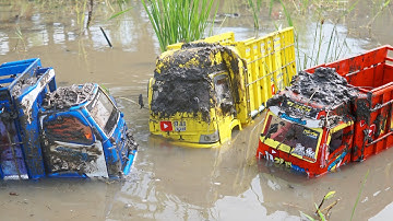 Cerita Truk Oleng Wahyu Abadi, Truk Oleng Aa Zafran dan Truk Oleng Kuning Main di Lumpur