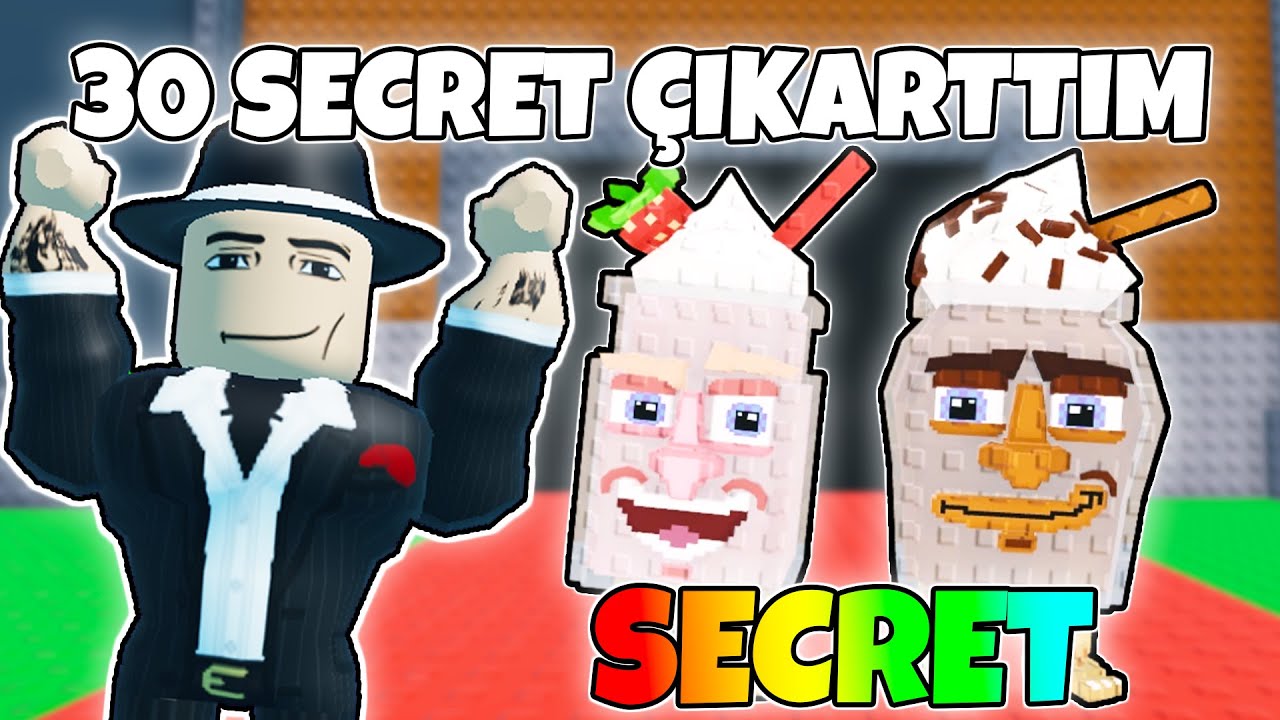 ADMİN ŞANSIYLA 30 SECRET ÇIKARDIM! 😱 - Steal a Brainrot Türkçe