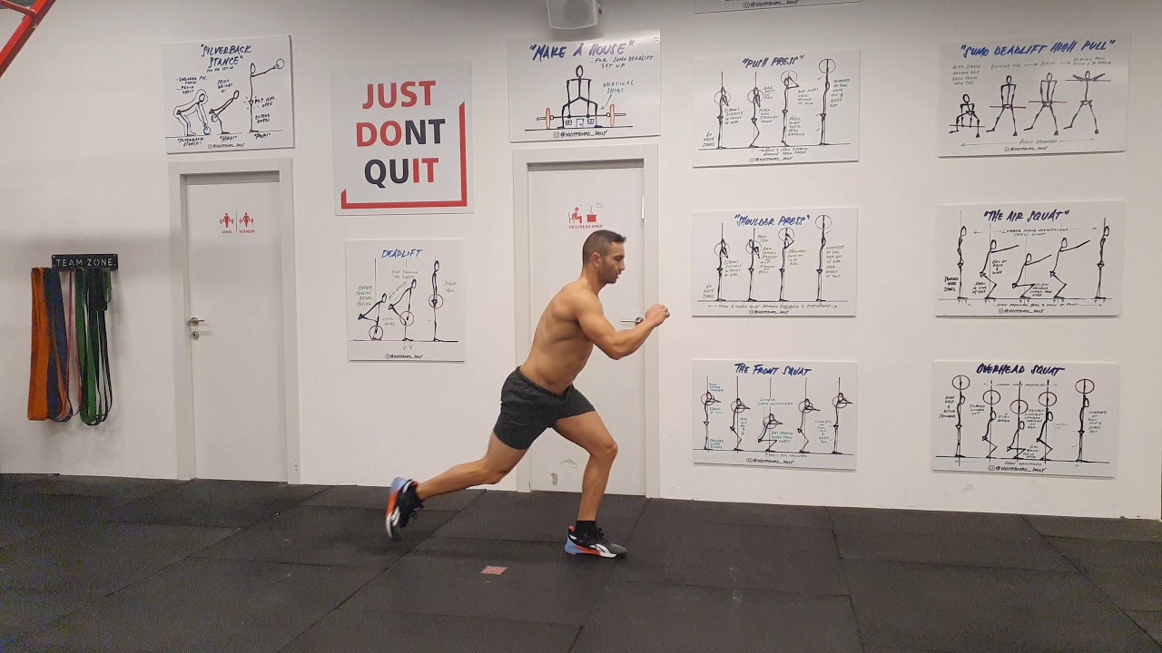 Reverse Alternating Lunge - YouTube