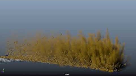 maya fx Bullet Hit Dynamic Blasts Asset
