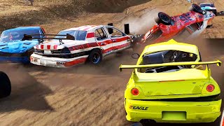 Wreckfest - Gameplay 4k Ultra Settings 60 FPS (Banger Race with Realistic Damage) |DestructionNation screenshot 4