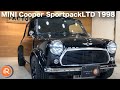【MINI】1998年式 ROVERミニ クーパー スポーツパックLTD 「ブラックにオールペイントされたミニクーパースポーツバック！」