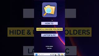 How to hide unhide folders in Laptop or PC (windows)? #windowstips #laptoptips #howto #pc #shorts