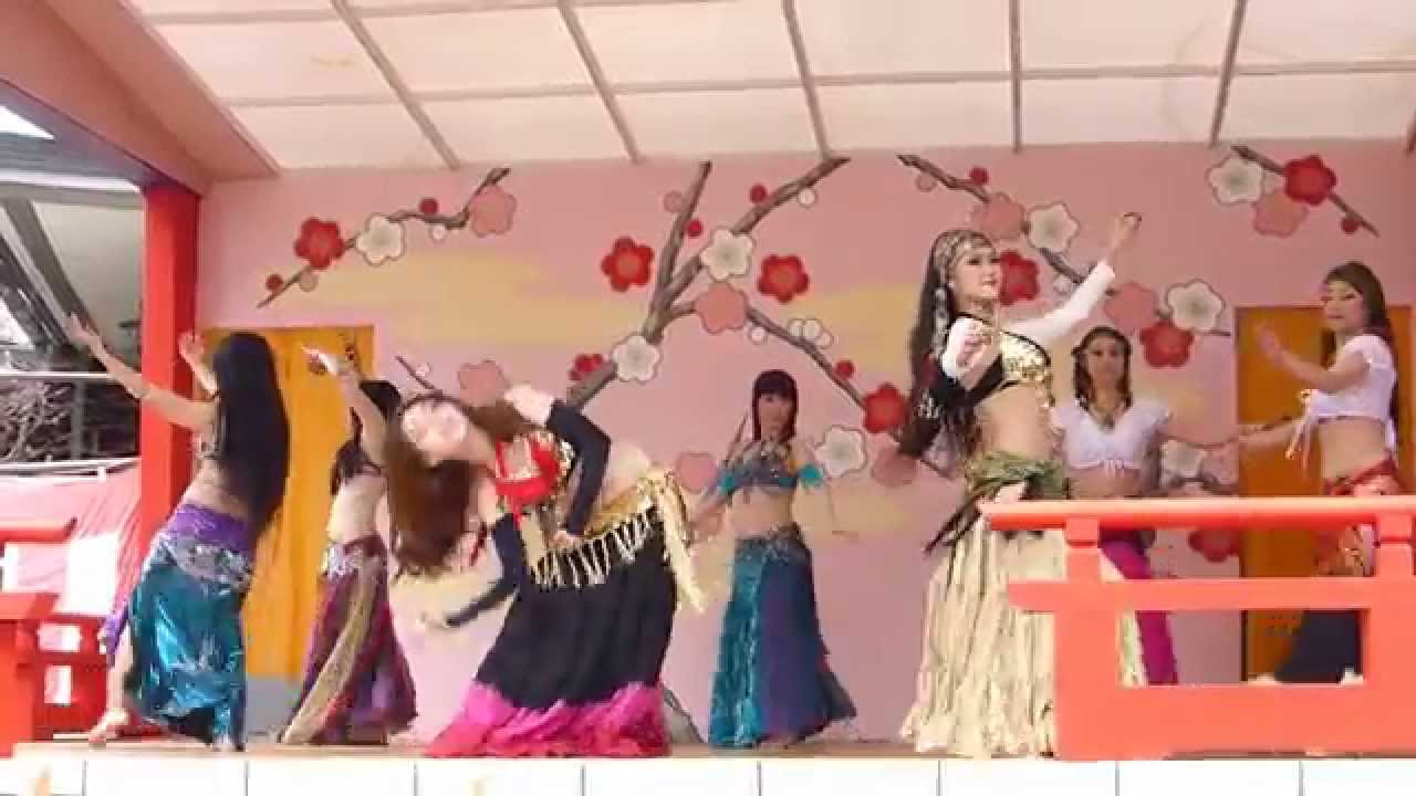 ベリーダンスby小松舞踊団③(2015湯島天神梅まつり)