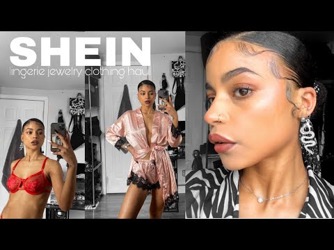 SHEIN TRY ON HAUL : LINGERIE : JEWELRY + MORE || ARIANA.AVA