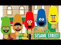Finger Family Sesame Street Elmo Bert & Ernie Cookie Monster Ice Cream Nursery Rhyme Song For Kids