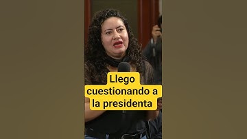 Periodista llego bien salsa cuestionando a la presidenta: Checalo #ultimahora #usa