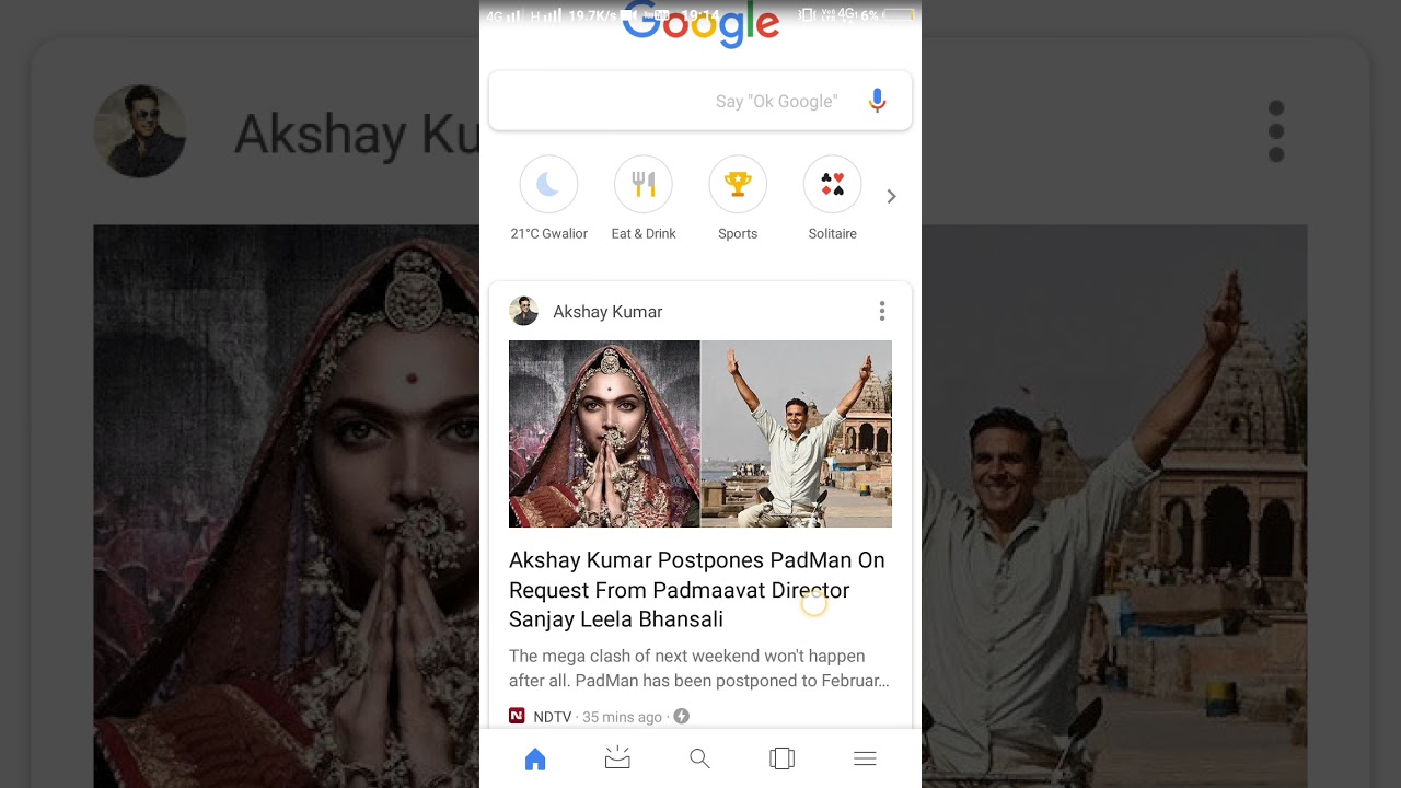 Akshay Kumar postponed ' Padman 'Realese date on the demand of Padmavat's Director  Sanjay leela bha