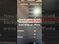How to update discard backpack items button arena breakout infinite