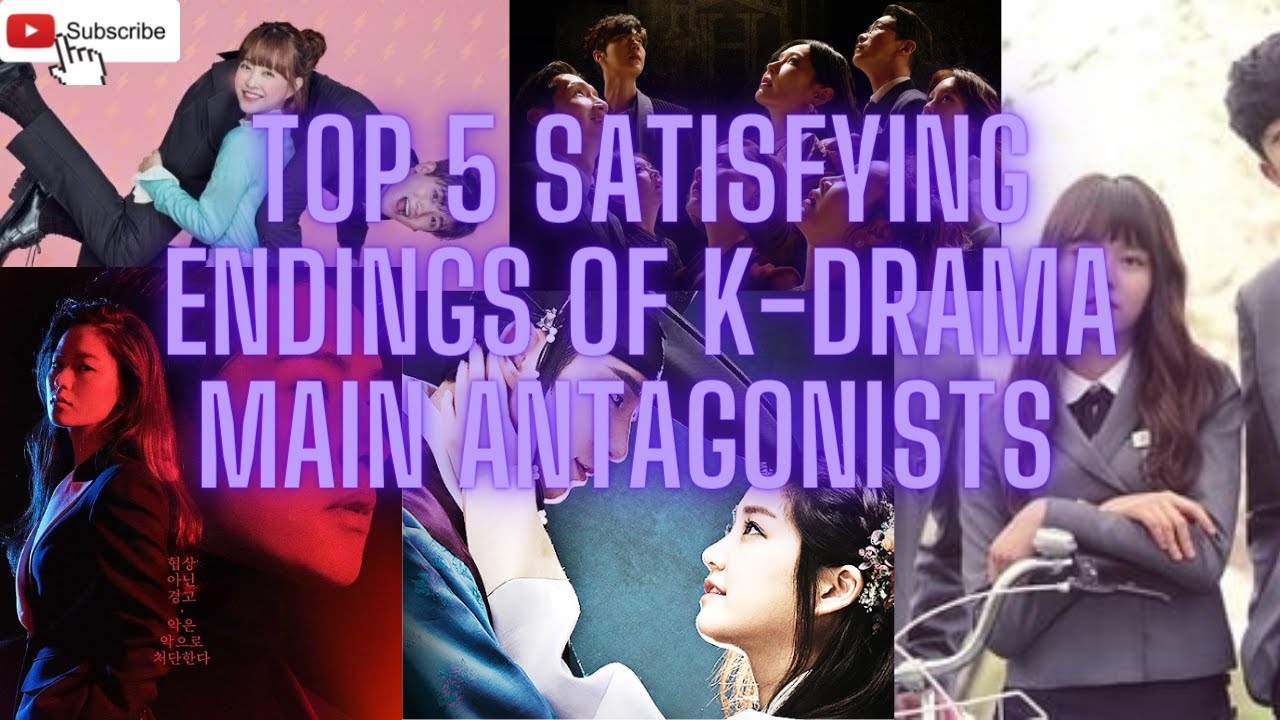 TOP 5 satisfying endings of Kdrama main antagonists YouTube