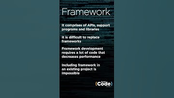 Framework vs Library  #Shorts | SimpliCode