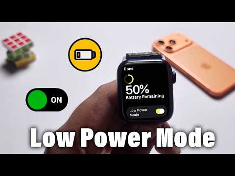 How to Enable Low Power Mode in Apple Watch?