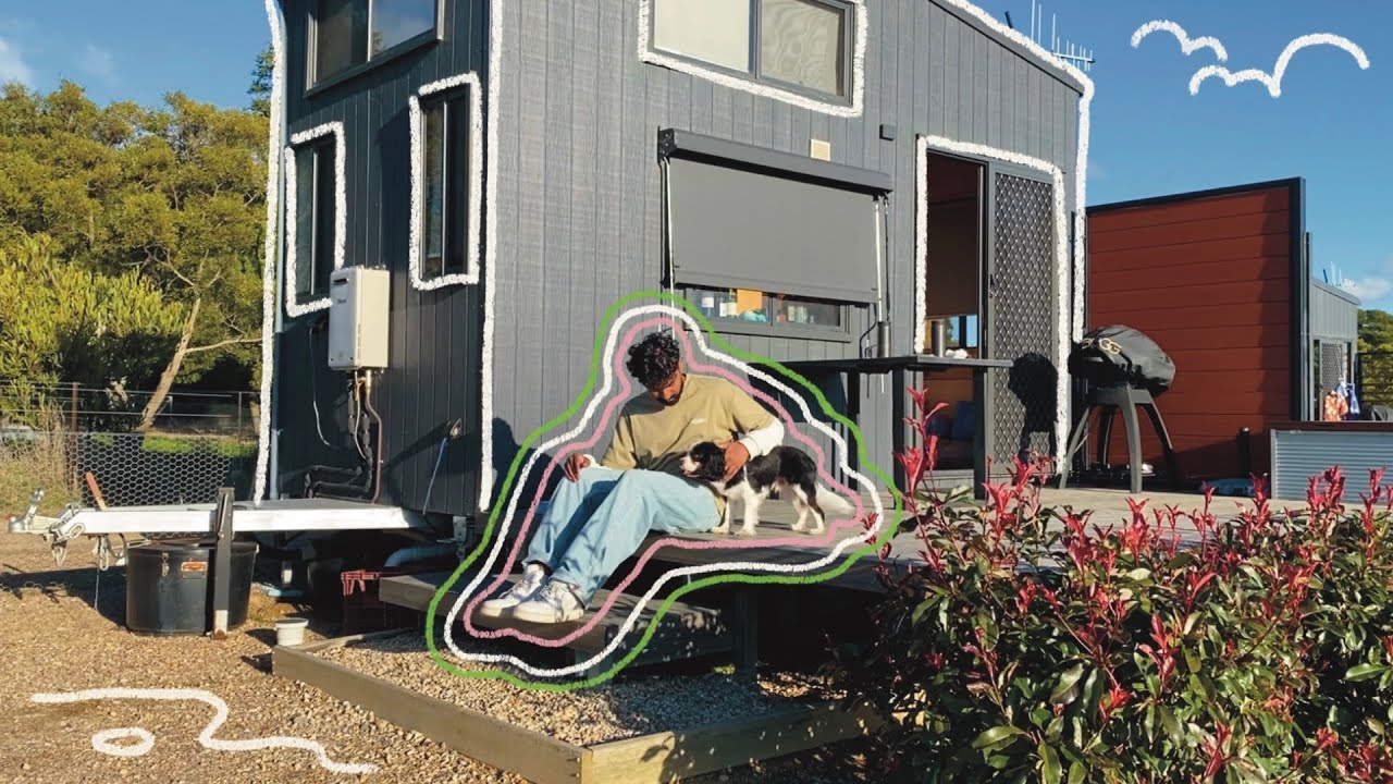 staying in a tiny home on a farm