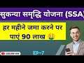 सुकन्या समृद्धि योजना। 10 हज़ार पर 70 लाख 🤑।सुकन्या खाता कैसे खोलें? #ssa #sukanya_yojana #1million 