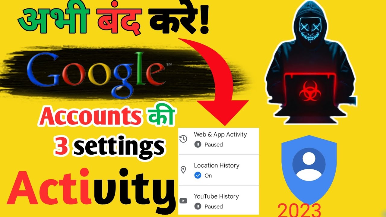 Google Accounts Ko Kaise Manage Kare turn Off Google Web app Activity Google accounts ko kaise manage kare turn off google web app activity