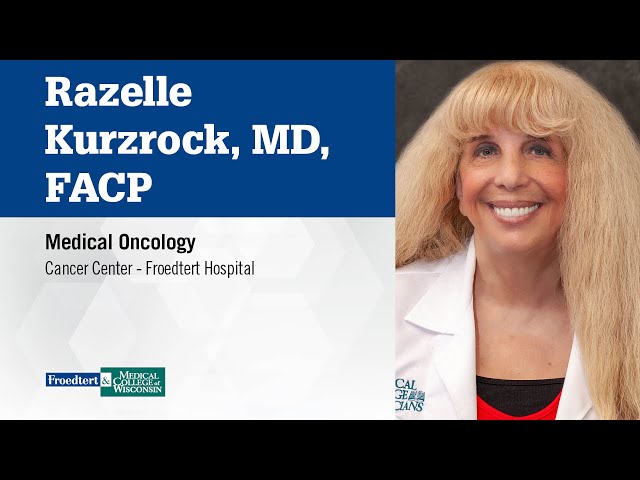 Watch Dr. Razelle Kurzrock, medical oncologist on YouTube.