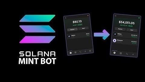 Solana NFT Bot / Mint Bot / Free Download