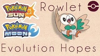 Alola Region Starter Evolutions | ROWLET