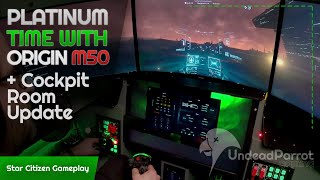 PLATINUM Time at Lorville Track with M50 + Cockpit Room Build Update