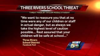 Middle school threat in Three Rivers district investigated