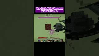 One Cycle Menggunakan Respawn Anchor Di #MinecraftBedrock #Minecraft #MinecraftSpeedrun #Samasamamai