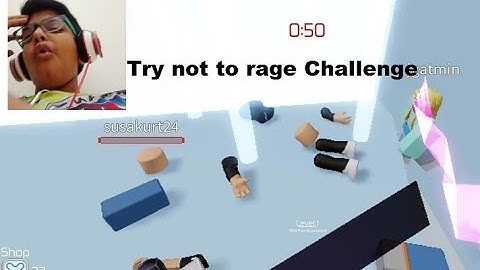 Roblox Try not rage challenge (tower of hell)