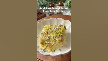 Quick Easy Dessert Recipe | Creamy Custard Pudding #shorts #ytshorts #viralreels #trending #cooking