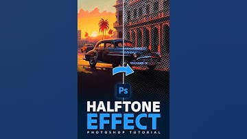 Create halftone effect in Photoshop