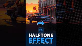 Create halftone effect in Photoshop