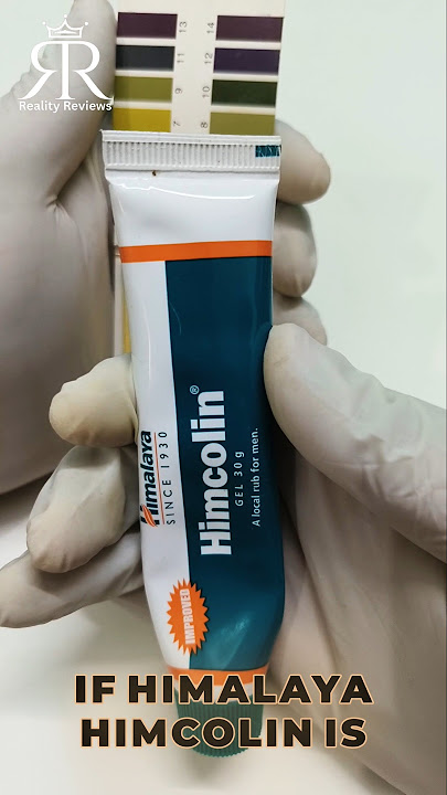 Is Himalaya Himcolin Gel safe for your P*nies | How to improve Glands Strength. Let's check the pH ✅