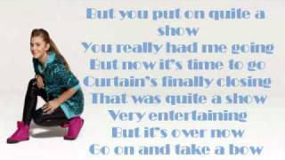 Caroline Costa Take A Bow  - Lyrics