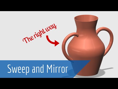 Sweep and Mirror Pattern Tutorial [3D How-To]