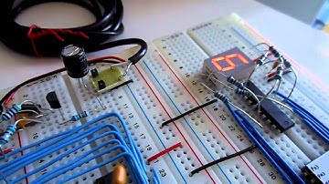 Z80 breadboard minicomputer - 8255A parallel port testing