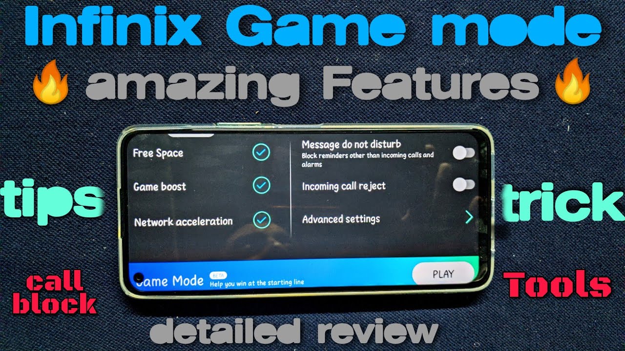 Infinix Game mode Amazing features Call blocked trick🔥 detailed review YouTube