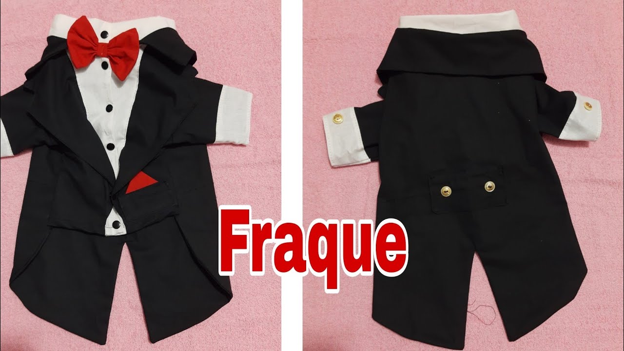 Fraque ( SMOKING) Molde na descrição do vídeo @DulcePenha