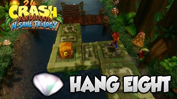 Crash Bandicoot 2 - "Hang Eight" Clear Gem and All Boxes (PS4 N Sane Trilogy)