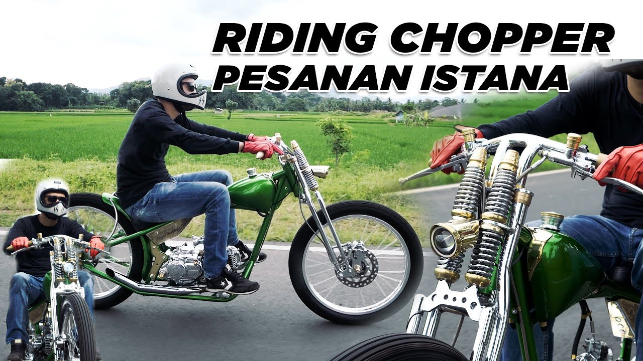 JUPITER Z SLIM CHOPPER !! Tes jalan sebelum kirim ke istana negara