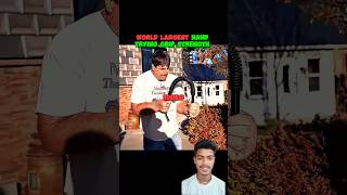 WORLD LARGEST HAND TRYING GRIP STRENGTH 😱 | #viral #shorts #sports 💪 #akimbo #armwrestling