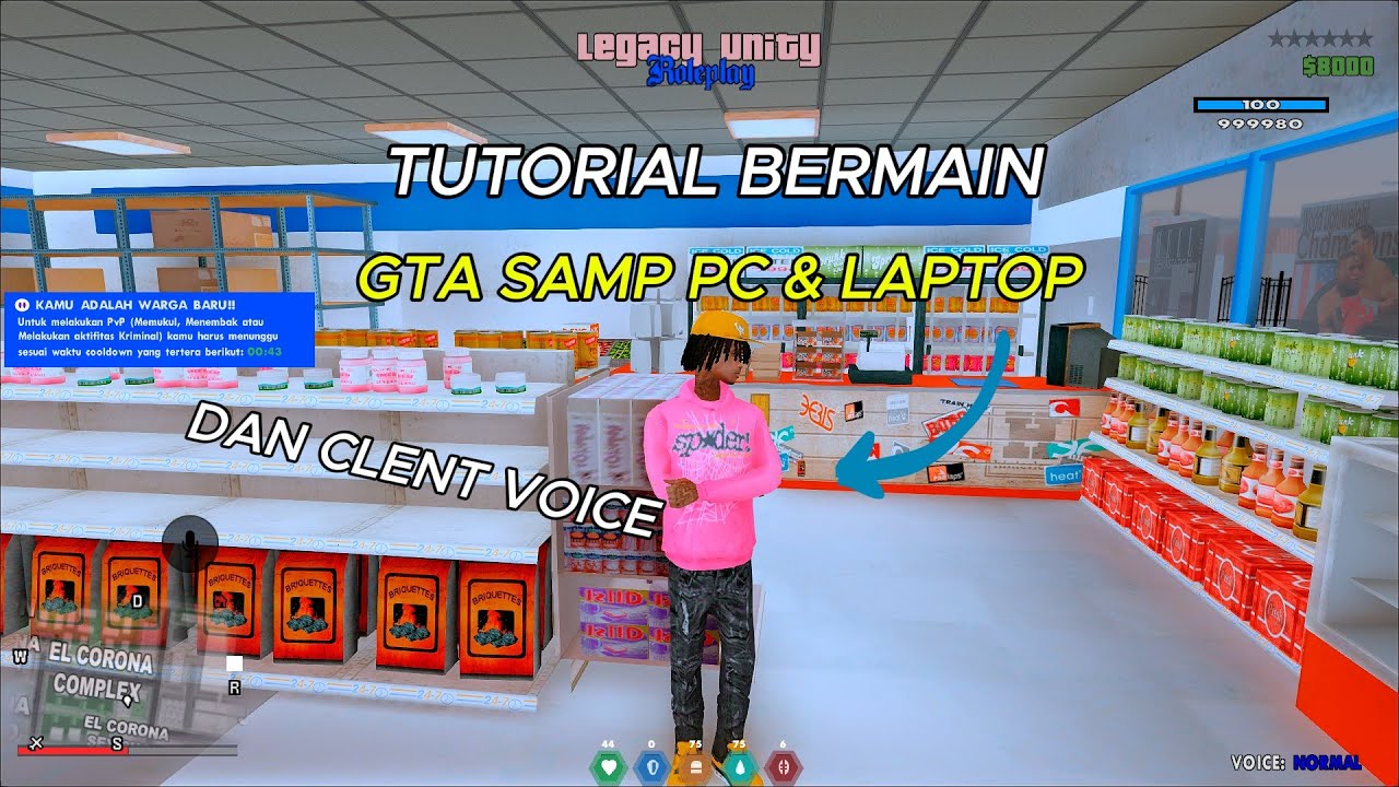 TUTORIAL CARA BERMAIN GTA SAMP ROLEPLAY DI PC ATAU LAPTOP TERBARU UNTUK PEMULA!!