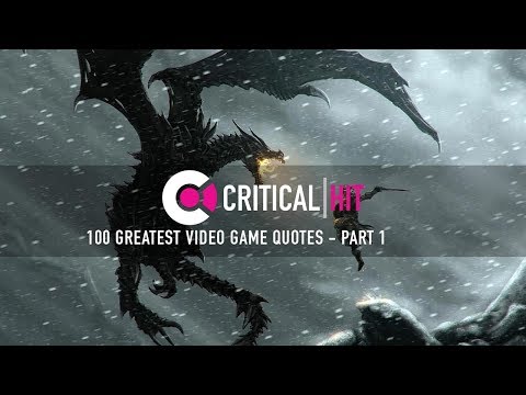 The 100 Greatest Video Game Quotes - Part 1