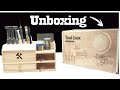 Mobile tool box for  accessories  unboxing  wooden material tool box unboxing   fdmobile