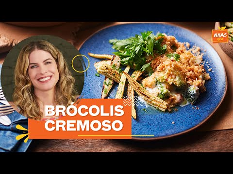 Brócolis cremoso com farofa de castanha | Cozinha Prática