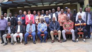 Raila met Azimio la Umoja governors in Naivasha Nakuru county.