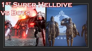 Helldivers 2 : 1st Super Helldive (Dif10) Mission - Marfark - Bots - Retrieve Data