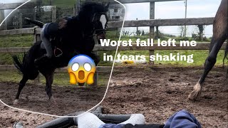 CRAZY HORSE! 😱😱 First fall of 2024 | eefaequestrian