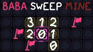Baba is You: Minesweeper Recreation