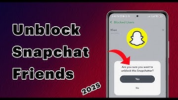 How to Unblock People On Snapchat | Easy Step-by-Step Guide 2025