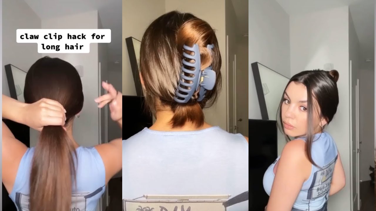 HOW TO: Claw Clip Hairstyles for THIN HAIR