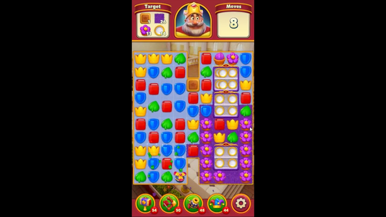 Royal Match Level 1005 - NO BOOSTERS GAMEPLAY 👑 | SKILLGAMING ✔️